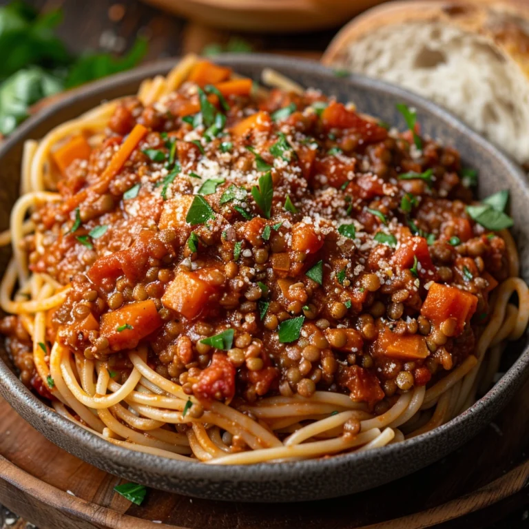 Linsen-Bolognese