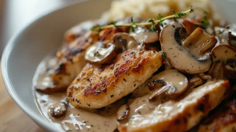 Hähnchenbrust Mit Sahnesauce Im Backofen