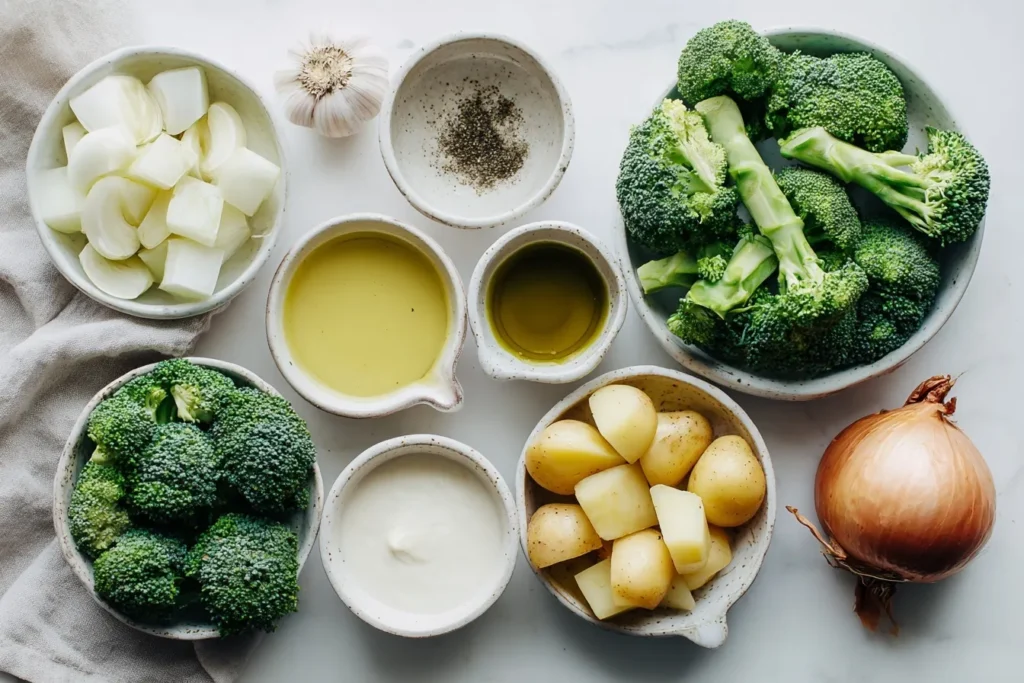 Entdecke dieses einfache Rezept für eine cremige Brokkoli Suppe! Mit frischem Gemüse, pflanzlicher Sahne und knackigen Toppings wie gerösteten Mandeln oder Kräutern. Gesund, schnell und unwiderstehlich lecker!