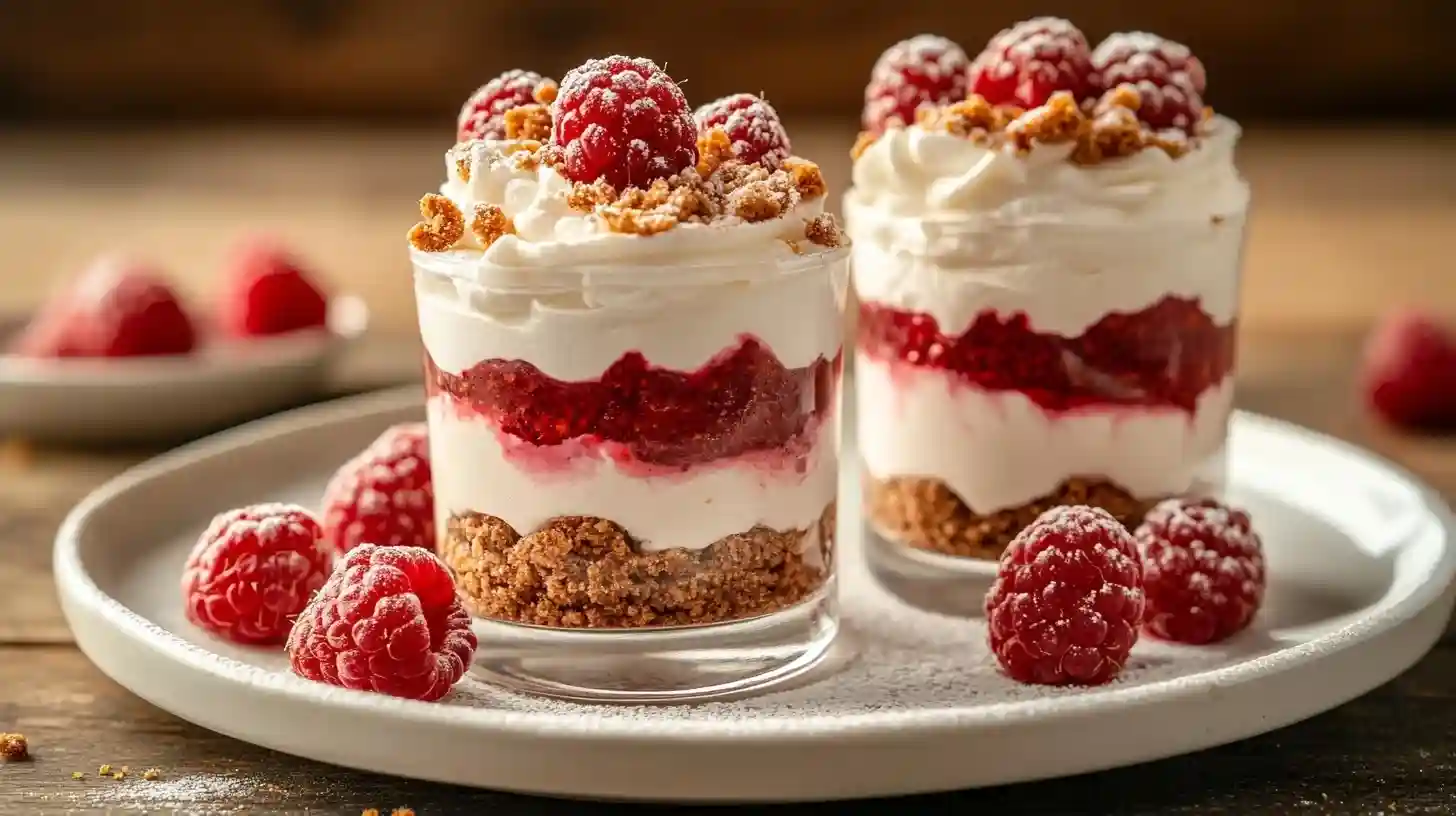 Einfaches Himbeer-Spekulatius-Dessert Rezept