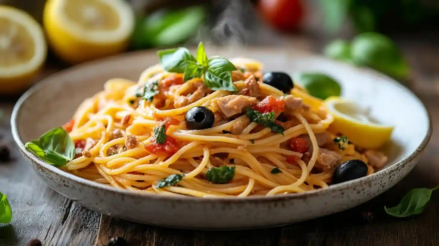 Italienische Spaghetti Mit Thunfisch – Schnell &amp; Lecker